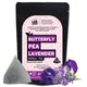 FVTB Blue Butterfly Pea Flower Lavender Tea Bags - 30 Eco-Friendly Lavender Tea for Sleep in Resealable pouch - Caffeine Free Blue Pea Flower for Iced Teas, Coolers, Cocktails | Pack of 1