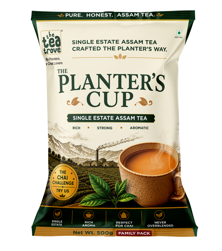 The Tea Trove Assam Tea Powder 500g, Strong Everyday Chai, Never Overblended, 100% Assam CTC