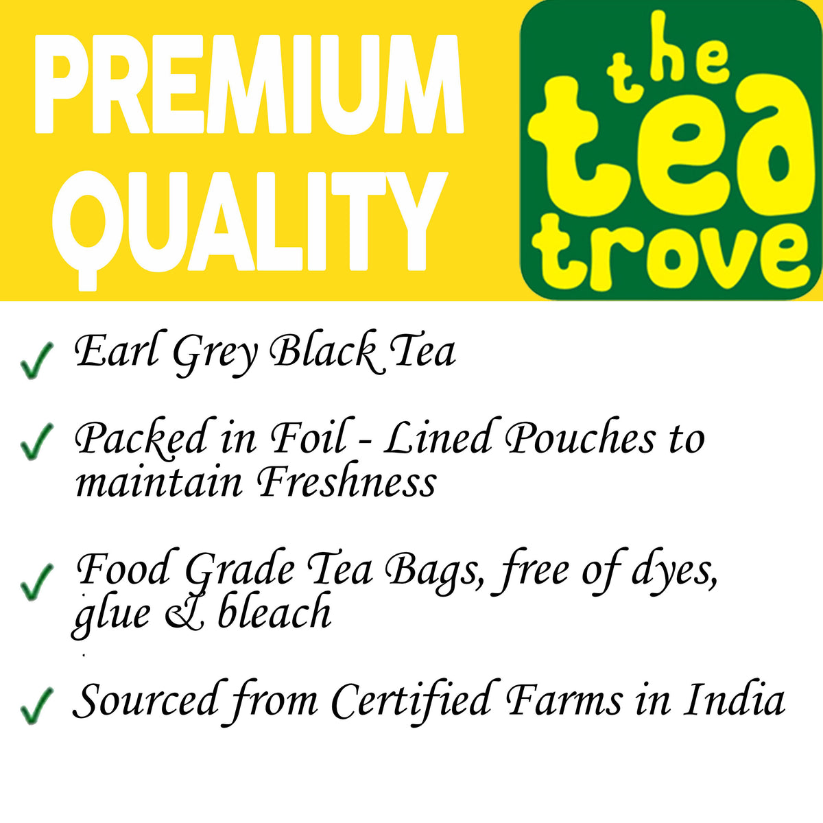 Earl Grey Tea Bags - 40 Eco-Friendly Tea Bags – theteatrove