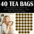 FVTB Organic Red Raspberry Leaf Tea Bags - 40 Pyramid Raspberry leaf tea Bag in Resealable pouch - Caffeine Free Red Raspberry Tea for pregnancy and to Supports the Female System