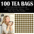 FVTB VEDIC KAHWA - Kahwa Green Tea Bags 100 pcs - Eco-Friendly Vedic Detox Kahwa Green Tea 100 bag in Resealable pouch- All in one Green Tea Kahwa Tea bags - Kawa tea, Kava tea, Green tea bag