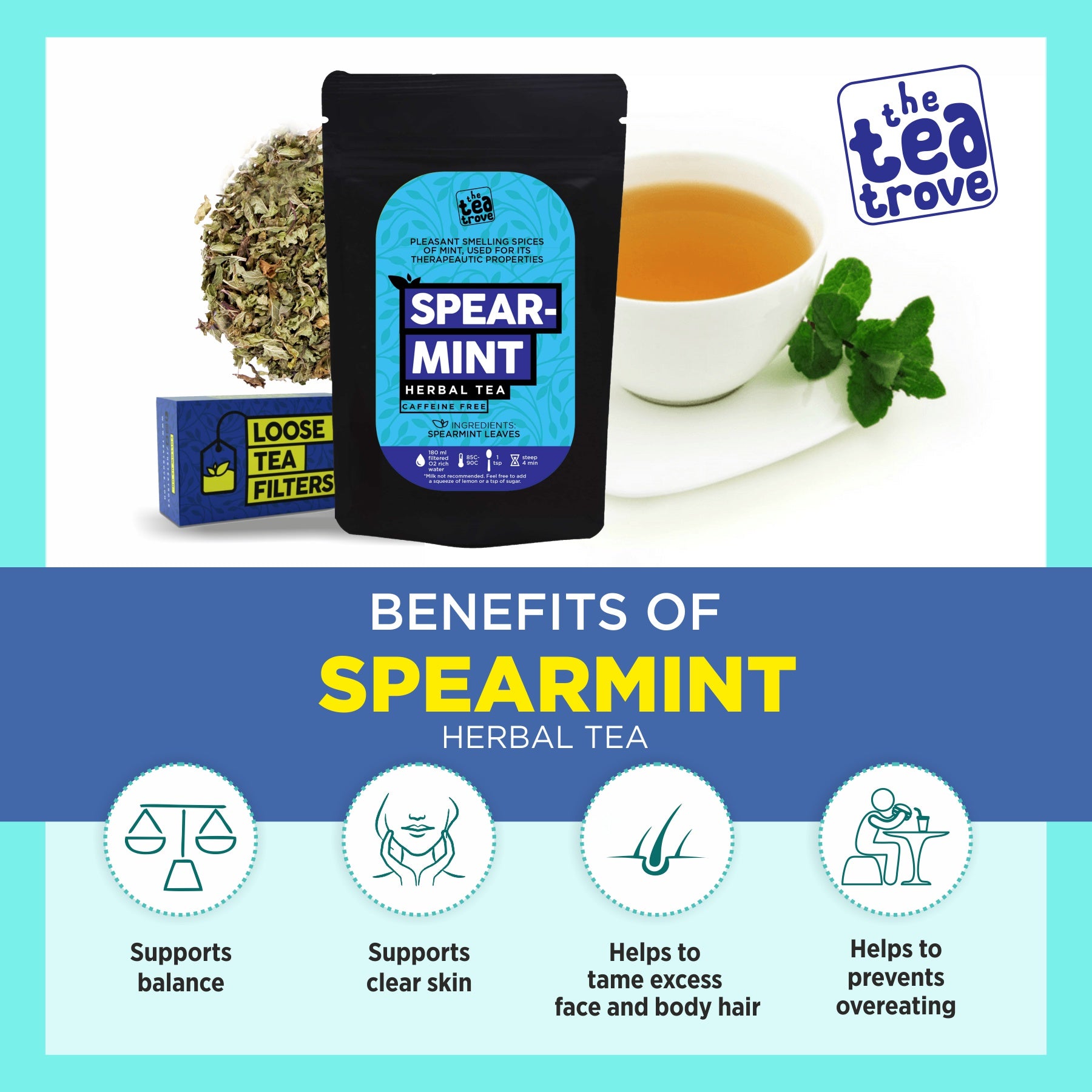 Spearmint Tea For PCOS + The Best Brands - PCOS Weightloss