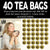Organic Pure Chamomile Tea Bags - 40 Eco-Friendly Tea Bag