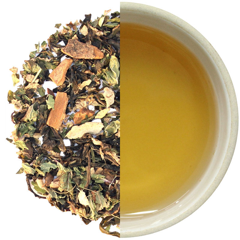 Organic Sweet Mint Ginger Green Tea Bags for Immunity, Cold, Flu ...